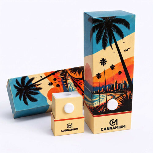 Tropical Cannabis Display Box with Window and Foam Insert Tropical Cannabis Display Box with Window and Foam Insert