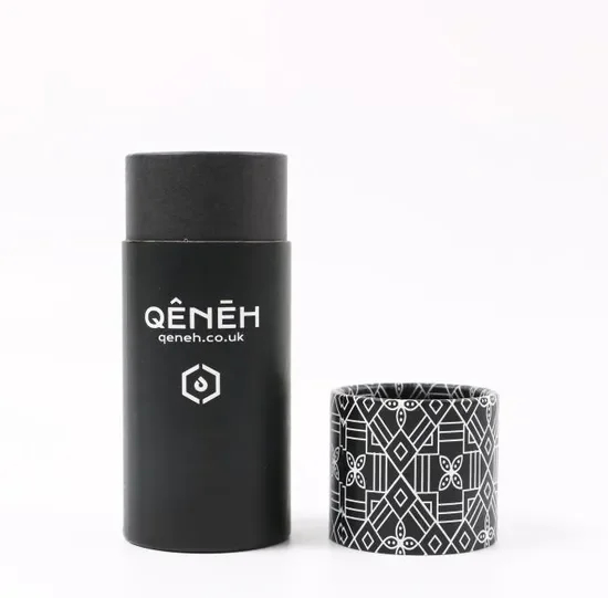 black CBD packaging tubes