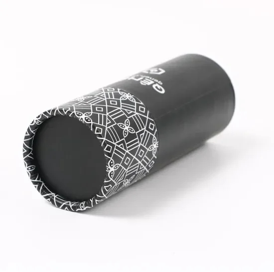 black CBD packaging tubes