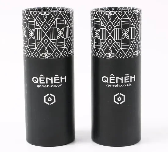 black CBD packaging tubes